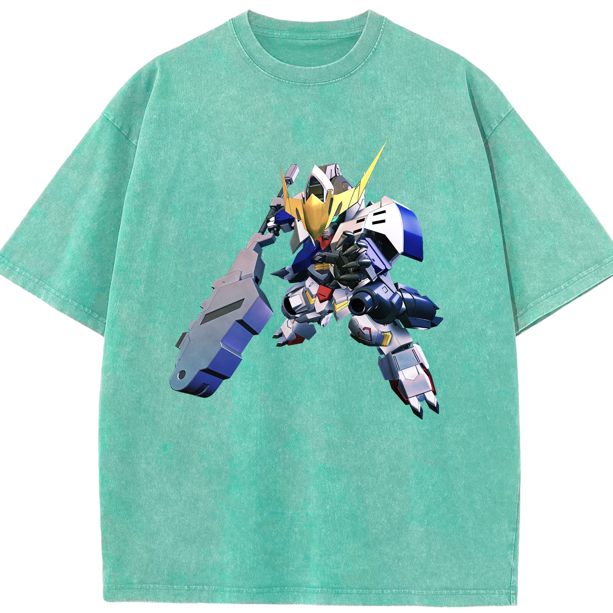 （画像用） 機動戦士ガンダム Mobile Suit Gundam 綿100% ヴィンテージ風 半袖Tシャツ（フロントプリント）